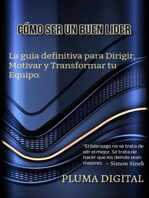 cover image of Cómo Ser un Buen Líder